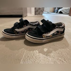 Toddler floral vans